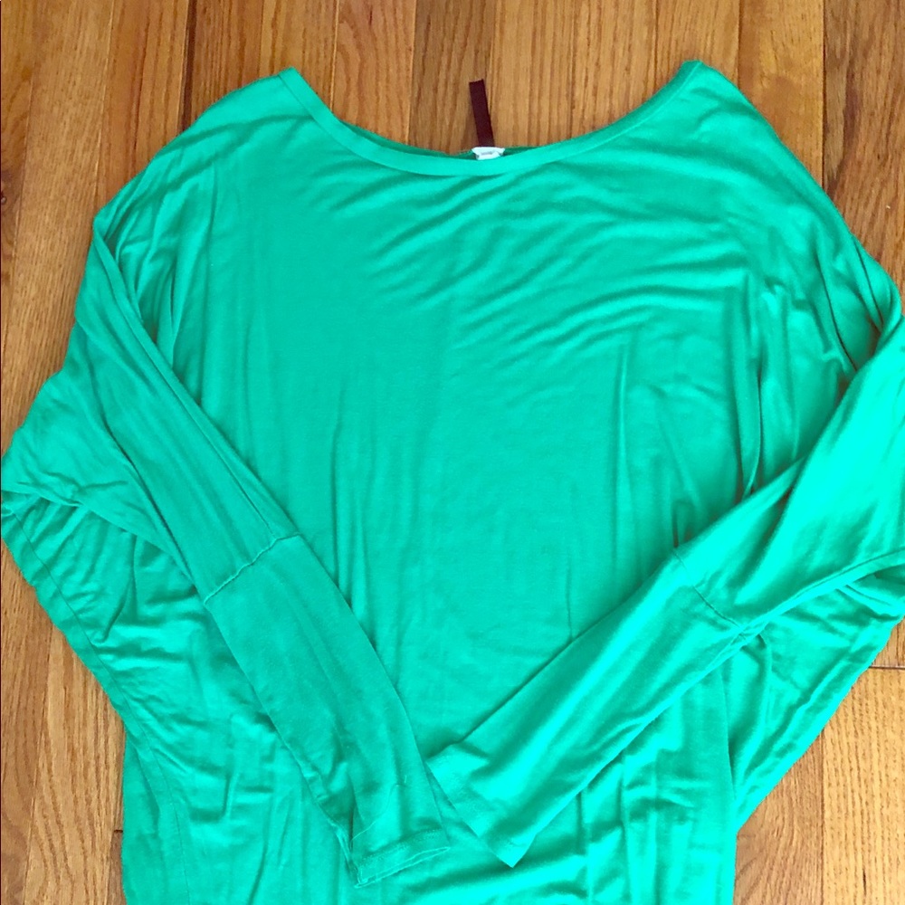 Kelly Green kimono sleeve top